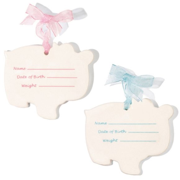 Pink Baby’s First Polar Bear Ornament - Picture 3 of 3